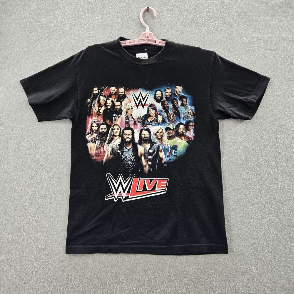 WWE Shirt Black Graphic 2018 Fall Live Tour Logo‎ Short Sleeve I Was There